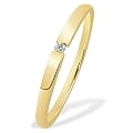 Goldmaid Damen-Ring Solit�r Spannfassung 585 Gelbgold 1 Brillant 0,03 ct. So R4696GG