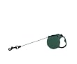 Flexi Retractable 10-Foot Mini Cord Leash, Green