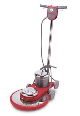 17 in. 2 Speed 1.5 HP Commercial Floor Machine w Gear Drive