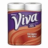 Viva Designs Big Roll Paper Towels, 54 Sheets 2 ea