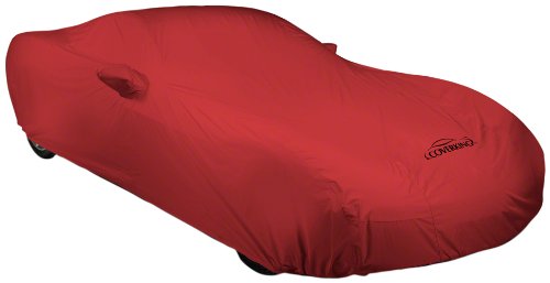 Coverking Custom Fit Car Cover for Honda Civic Sedan - Stormproof Fabric, Red