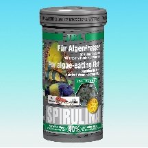 JBL Spirulina , 5.5-Liter-Eimer Spezialflocke fuer Algen fressender Aquarienfische im Suess- und Meerwasser
