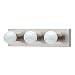 Sea Gull Lighting 4737-98 Center Stage Three-Bulb Vanity, Brushed Stainless Finish