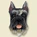 Schnauzer Gray Magnet