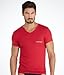 Eagle Stretch Cotton V-Neck T-Shirt