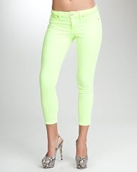 Neon Ankle Straight Crop Jean