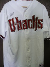 Signed Webb, Brandon Authentic Arizona Diamondbacks Jersey