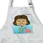 Okra Winfrey - BLACK Full Length Apron With Pockets 22w X 30l