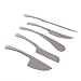 Abert AB 903068400 5-Piece Cheese Knife Set in Stainless Steel with Gift Box