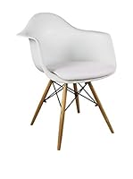LO+DEMODA Set Silla 2 Uds. Dimero (Blanco)
