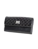 Armani Exchange - Armani Exchange Quilted Patent Logo Wallet