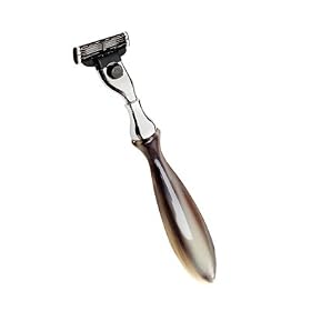 Parker 50M Real Cow Horn Mach3 Razor