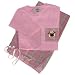 Women's pink plaid PJ's Pug Fawn