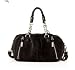 BODHI Black Roosevelt Island Slouchy Large Suede Leather Satchel Bag