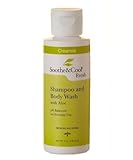 Medline Soothe & Cool Shampoo and Body Wash, Low Suds Easy Rinse, 4 Oz