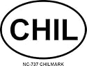 Chilmark Oval Bumper Sticker