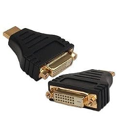 HDMI to DVI Adapter w/Gold Plated Connector (Male to Female)