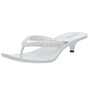 Touch Ups Women's Courtney Sandal,White,6 M