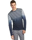DKNY Striped Dip Dye Sweater