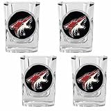 NHL Phoenix Coyotes Four Piece Square Shot Glass Set