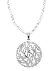 Boma Sterling Silver Vine Necklace, 18 inches
