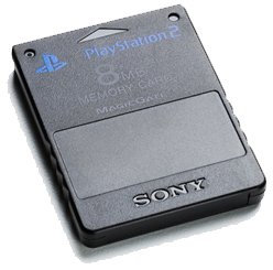 Playstation 2 Memory Card schwarz