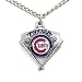 Chicago Cubs Chain Necklace & MLB Pendant