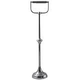 Solid Brass Floor Toilet Tissue Stand Polished Brass Free Shipping!