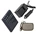 Extended Life Replacement Battery PLUS Mini Battery Travel Charger for Specific Digital Camera and Camcorder Models / Compatible with General Electric GB-20, GE-G1, GE-G2, GE-G3, E840S, G3WP Charges with Intelligent Charge Technology - Includes Car Adapter and Hard Case Camera Bag