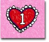 CALENDAR COVER-UPS HEARTS 36/PK