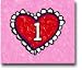 CALENDAR COVER-UPS HEARTS 36/PK