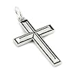 Plain Small Outlined Square Cross Pendant Plain Small Outlined Square Cross Pendant