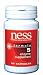 NESS Formula 5 contains lipase to promote healthy fat metabolism. Taken with meals, lipase works to digest fats in foods and facilitates absorption of fat-soluble nutrients. Between meals, lipase may help to break down undigested fat in the blood. NESS Formula 701s promotes overall cardiovascular health. When used together, these two products can: ::Help to strengthen the heart muscle with collinsonia and hawthorn :Help maintain healthy levels of cholesterol and triglycerides in the blood