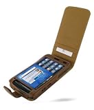 Ledertasche für Dell Streak (Vertikaler Typ, Braun)