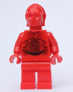 LEGO® Star Wars R3PO figure - Red C3PO - from 7879