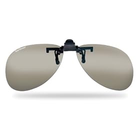 Click here to buy Flying Fisherman Flip-Up Clip-On Teardrop Shape Polarized Sunglasses.