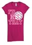 I'd Hit That Volleyball Girls Juniors T-Shirt