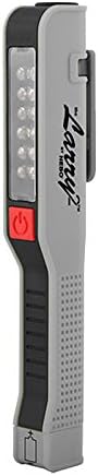 Larry 2 NEBO LED Flashlight w/ Magnetic Clip work light Larry2 LUCY (Gray)