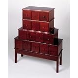 Apothecary CD Cabinet (Cherry) (43.5h x 36w x 12.25d)