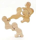 ●赤ちゃん積木 (バランス木のおもちゃ) 1才、2才、3才～出産祝いにお薦め♪ Wooden baby toysの画像
