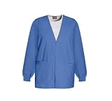 Cherokee Workwear Womens Cardigan-Style Warm-Up Scrub Jacket (Assorted Colors, XS-5X)