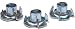 3/8-16 X 7/16 4 Prong Tee Nuts / Steel / Zinc / 500 Pc. Carton