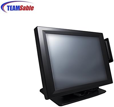 TeamSable® 15" POS Active Matrix TFT LCD Multi-functional Touch Screen Monitor With Dual VGA Interface (VGA and DVI), USB and RS-232 Touch Interface for Retail & Hospitality Application Hotels, Restaurants and Shops