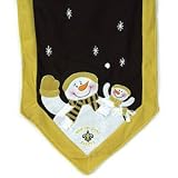New Orleans Saints 72"x15" Snowman Table Runner Plush