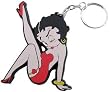 Betty Boop Rubber Keychain