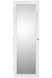 Oxford Wall Mount Jewelry Armoire With Mirror