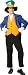 Adult Costumes Mens Mad Hatter Alice in Wonderland Tom Petty Video Costume Theme Party Outfit