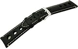 MORELLATO (モレラート) 時計バンド GIOTTO 22mm ブラック 牛革 U3222 679 819 022