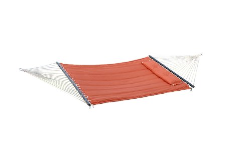 Bliss Hammocks BQH-470 Solid Color Quilted Hammock with Detachable Pillow