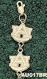 Auburn University Au 3/8 7.5 Bracelet -Choose From 14K Gold 10K Gold or Stainless Steel